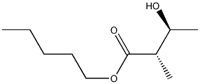 (2S,3S)-2-Methyl-3-hydroxybutyric acid pentyl ester