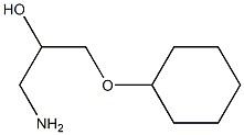 1-Amino-3-(cyclohexyloxy)-2-propanol,,结构式