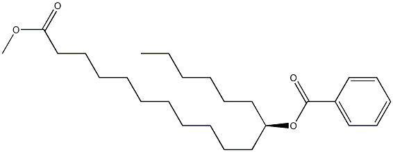 [R,(-)]-12-Benzoyloxystearic acid methyl ester Structure