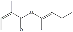 2-Methylisocrotonic acid 1-methyl-1-butenyl ester