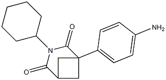 1-(4-Aminophenyl)-3-cyclohexyl-3-azabicyclo[3.1.1]heptane-2,4-dione|