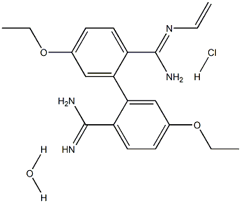 ヘロカイン塩酸塩水和物 化学構造式