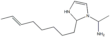1-(1-Aminoethyl)-2-(6-octenyl)-4-imidazoline,,结构式