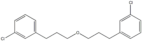 3-Chlorophenylpropyl ether 结构式