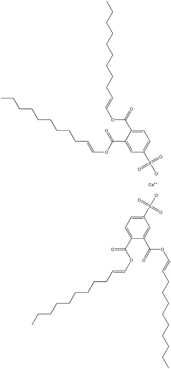  Bis[3,4-di(1-undecenyloxycarbonyl)benzenesulfonic acid]calcium salt