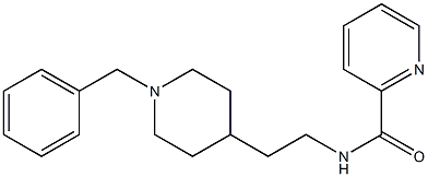 N-[2-(1-Benzyl-4-piperidinyl)ethyl]pyridine-2-carboxamide Structure