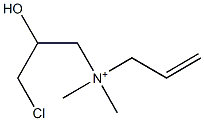 N-(3-Chloro-2-hydroxypropyl)-N,N-dimethyl-2-propen-1-aminium|