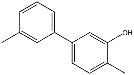 5-(3-Methylphenyl)-2-methylphenol Struktur