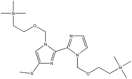 1,1'-Bis[2-(trimethylsilyl)ethoxymethyl]-4-methylthio-2,2'-bi-1H-imidazole