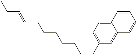 2-(8-Undecenyl)naphthalene Structure