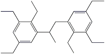 3,3'-(1,2-Propanediyl)bis(1,2,5-triethylbenzene) Struktur