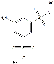 5-Amino-1,3-benzenedisulfonic acid disodium salt,,结构式