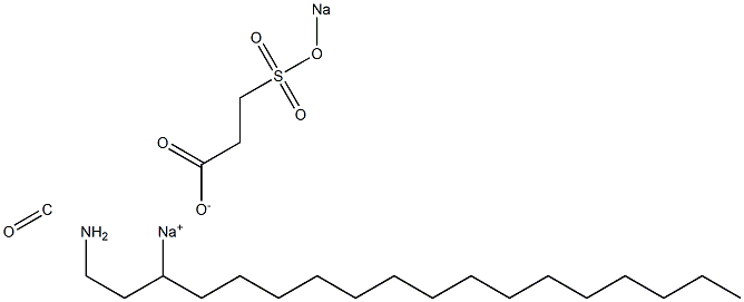 3-Octadecylaminocarbonyl-3-sodiooxysulfonylpropionic acid sodium salt 结构式