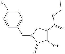 1-(4-Bromobenzyl)-2,5-dihydro-4-hydroxy-5-oxo-1H-pyrrole-3-carboxylic acid ethyl ester