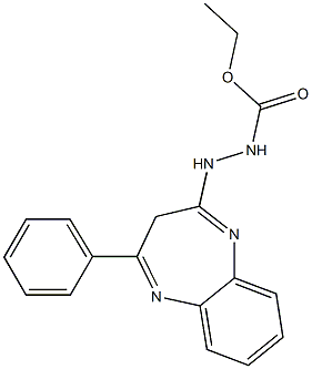 3-[4-(Phenyl)-3H-1,5-benzodiazepin-2-yl]carbazic acid ethyl ester|