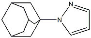 1-(1-アダマンチル)-1H-ピラゾール 化学構造式