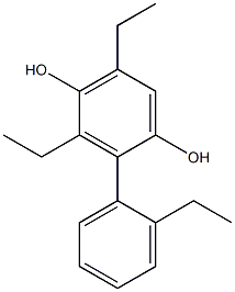 3,5-Diethyl-2-(2-ethylphenyl)benzene-1,4-diol