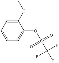 2-(Trifluoromethylsulfonyloxy)anisole 结构式