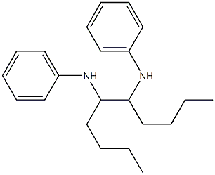5,6-Bisanilinodecane Struktur
