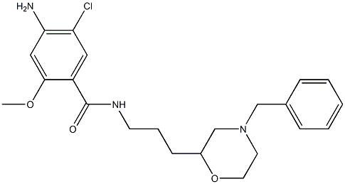  4-Amino-5-chloro-2-methoxy-N-[3-(4-benzylmorpholin-2-yl)propyl]benzamide