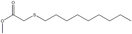 3-チアドデカン酸メチル 化学構造式