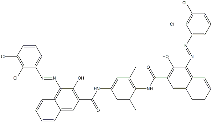  N,N'-(2,6-Dimethyl-1,4-phenylene)bis[4-[(2,3-dichlorophenyl)azo]-3-hydroxy-2-naphthalenecarboxamide]