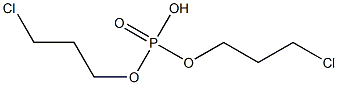 Phosphoric acid hydrogen bis(3-chloropropyl) ester Struktur