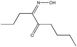 4-(ヒドロキシイミノ)ノナン-5-オン 化学構造式