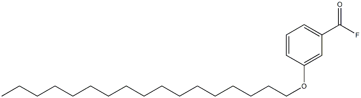 3-(Heptadecyloxy)benzoyl fluoride Struktur