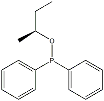 Diphenylphosphinous acid (S)-1-methylpropyl ester