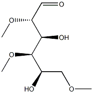 2-O,4-O,6-O-Trimethyl-D-mannose Structure