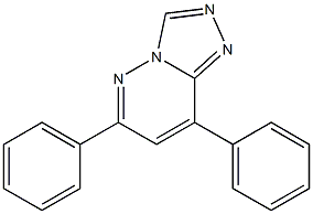 6-(Phenyl)-8-phenyl-1,2,4-triazolo[4,3-b]pyridazine 结构式