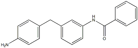 4-[3-(Benzoylamino)benzyl]aniline Struktur