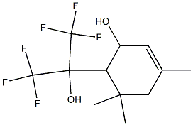 6-[2,2,2-Trifluoro-1-hydroxy-1-(trifluoromethyl)ethyl]-3,5,5-trimethyl-2-cyclohexen-1-ol|