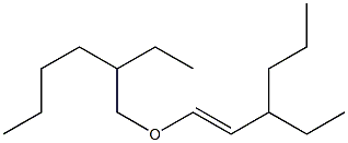 3-[(3-Ethyl-1-hexenyloxy)methyl]heptane Structure