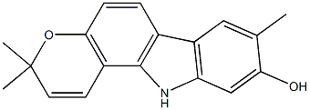 3,11-Dihydro-3,3,8-trimethylpyrano[3,2-a]carbazol-9-ol