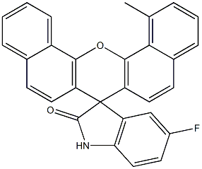 5'-Fluoro-1-methylspiro[7H-dibenzo[c,h]xanthene-7,3'-[3H]indol]-2'(1'H)-one