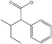 3-Methyl-2-phenylvaleryl chloride Structure