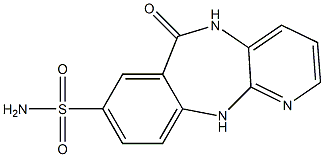 5,11-Dihydro-6-oxo-6H-pyrido[2,3-b][1,4]benzodiazepine-8-sulfonamide