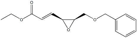 (2E,4S,5R)-6-Benzyloxy-4,5-epoxy-2-hexenoic acid ethyl ester,,结构式