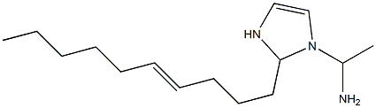 1-(1-Aminoethyl)-2-(4-decenyl)-4-imidazoline 结构式