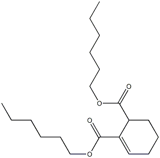 1-Cyclohexene-2,3-dicarboxylic acid dihexyl ester Structure