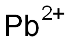 鉛(II) 化学構造式