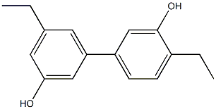 4,5'-Diethyl-1,1'-biphenyl-3,3'-diol Structure