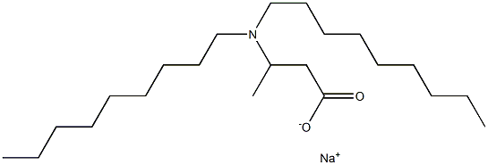  3-(Dinonylamino)butyric acid sodium salt