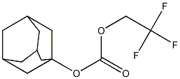 [(Adamantan-1-yl)oxy]formic acid 2,2,2-trifluoroethyl ester Structure