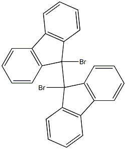 9,9'-ジブロモ-9,9'-ビ[9H-フルオレン] 化学構造式