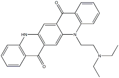  5-[2-(Diethylamino)ethyl]-5,12-dihydroquino[2,3-b]acridine-7,14-dione