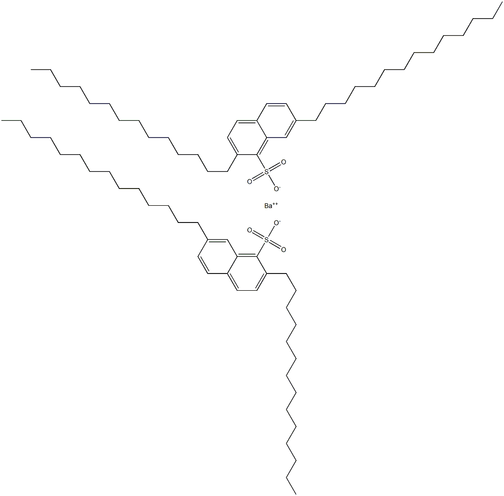 Bis(2,7-ditetradecyl-1-naphthalenesulfonic acid)barium salt