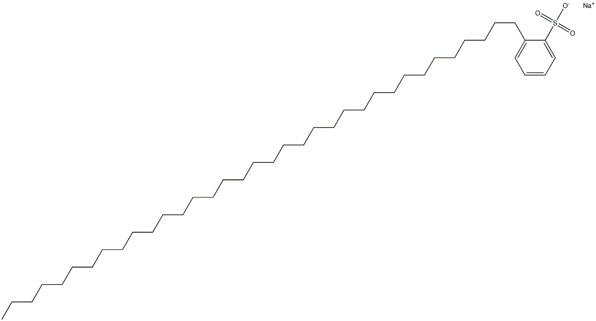 2-(Pentatriacontan-1-yl)benzenesulfonic acid sodium salt Structure